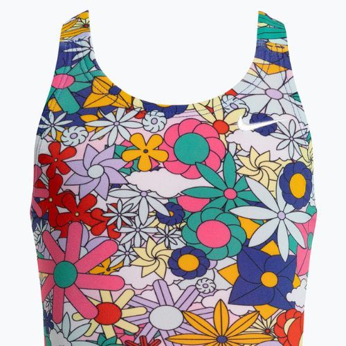 Gyermek egyrészes fürdőruha Nike Multiple Print Fastback Lapis NESSC760