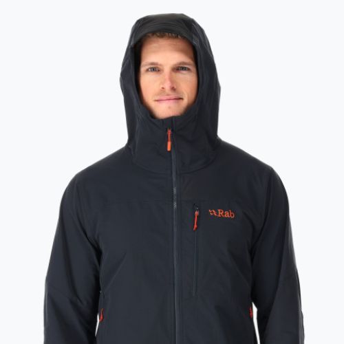 Férfi softshell dzseki Rab Torque szürke QWS-57