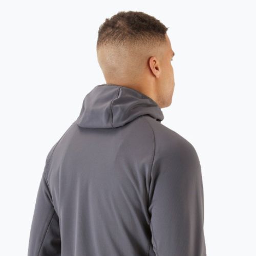 Férfi fleece kapucnis pulóver Rab Superflux Hoody szürke QFE-89