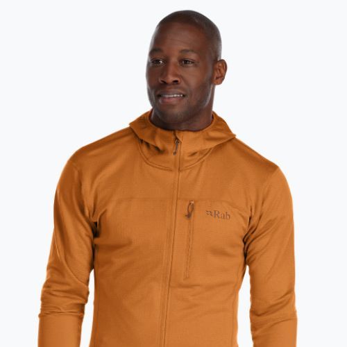 Férfi trekking dzseki Rab Ascendor Hoody narancssárga QFF-42