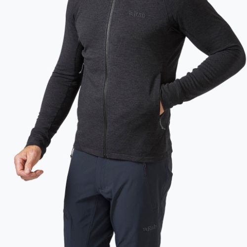 Rab Nexus Hoody fekete férfi túradzseki QFF-70