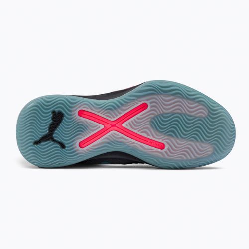 PUMA Rise Nitro fekete gyerek kosárlabda cipő 377012 03