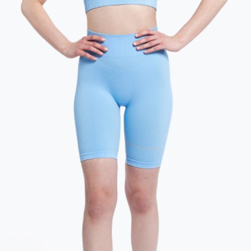 Női edzőmotorosok Gym Glamour Push Up Baby Blue 407