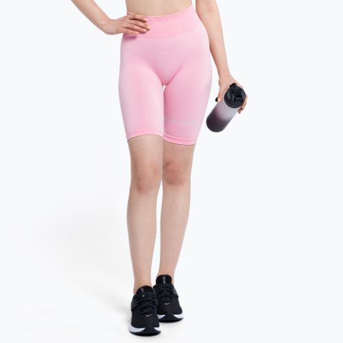 Női edzőmotorosok Gym Glamour Push Up Candy Pink 410