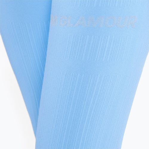 Női edző leggings Gym Glamour Push Up Baby Blue 405