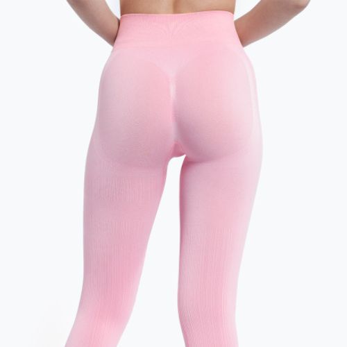Női edzés leggings Gym Glamour Push Up Candy Pink 408