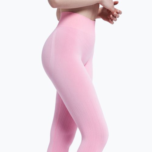 Női edzés leggings Gym Glamour Push Up Candy Pink 408