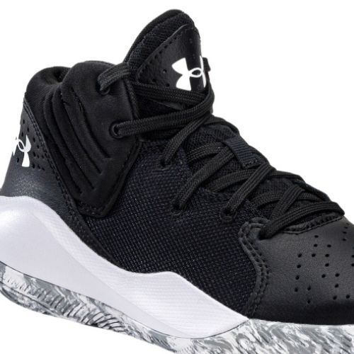 Under Armour GS Jet '21 001 fekete-fehér gyerek kosárlabda cipő UAR-3024794001-001-4.5
