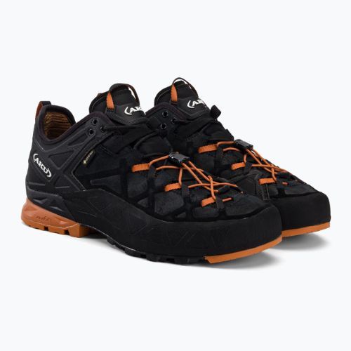 AKU Rock Dfs GTX férfi közelítő cipő fekete-narancs 722-108-7