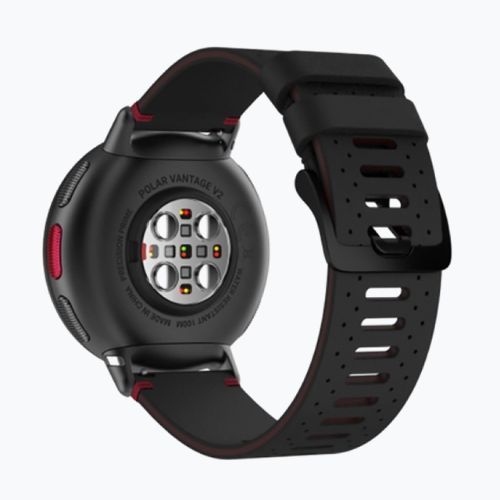 Polar fekete és piros Vantage V2 Shift óra