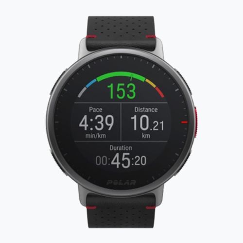 Polar fekete és piros Vantage V2 Shift óra