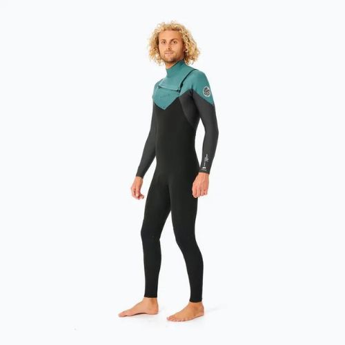 Rip Curl férfi D/Patrol Perf C/Zip 4/3 mm GB M 8088 fekete/zöld fürdőruha 15NMFS