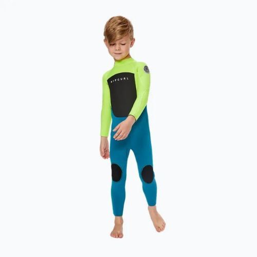 Rip Curl Groms Omega 3/2GB B/Zip 1599 zöld-kék gyerek búvárruha 118BFS