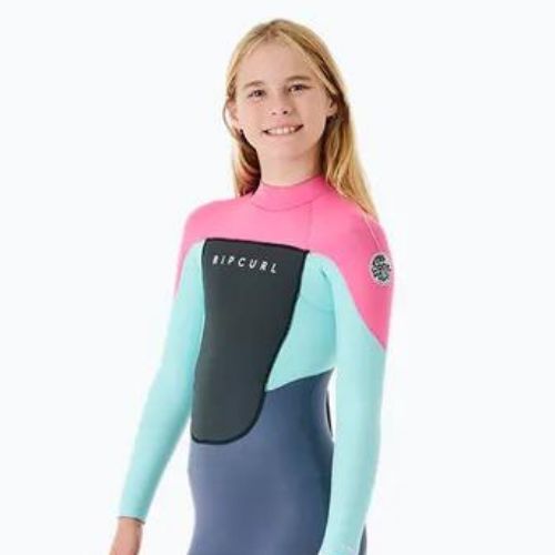 Rip Curl Groms Omega 3/2GB B/Zip 20 rózsaszín-kék gyerek búvárruha 118BFS