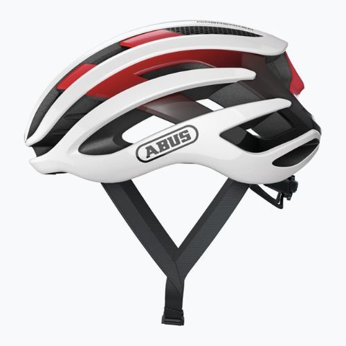 ABUS AirBreaker fehér-piros kerékpáros sisak 86836
