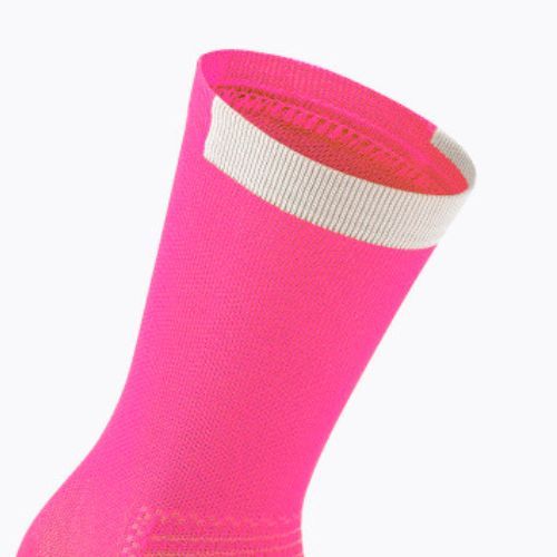 ASSOS GT C2 rózsaszín és fehér kerékpáros zokni P13.60.700.41.0
