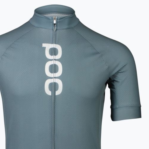 Férfi kerékpáros mez POC Essential Road Logo calcite blue/mineral blue