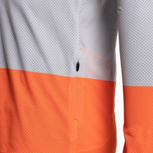 Férfi kerékpáros hosszú ujjú POC MTB Pure granite grey/zink orange