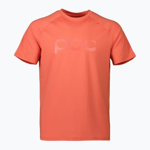 Férfi kerékpáros mez POC Reform Enduro Tee ammolite coral