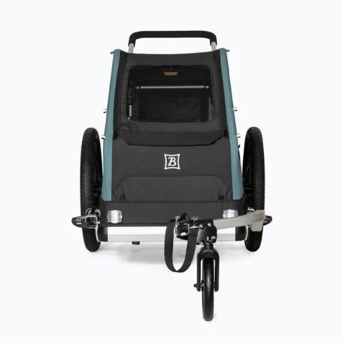 Burley Bark Ranger kutya kerékpár utánfutó fekete és kék 947106