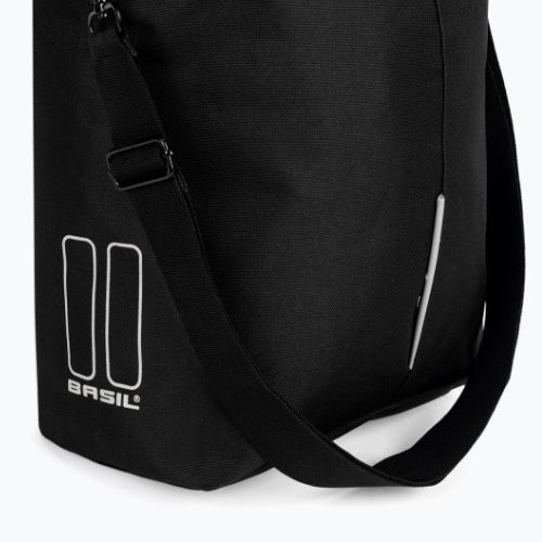 Basil Bloom City Shopper kerékpártartó táska fekete B-17779