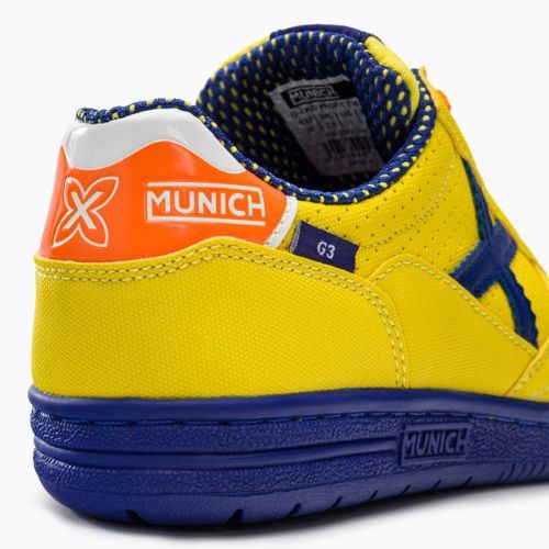 Gyermek futballcipő MUNICH G-3 Kid Profit sárga