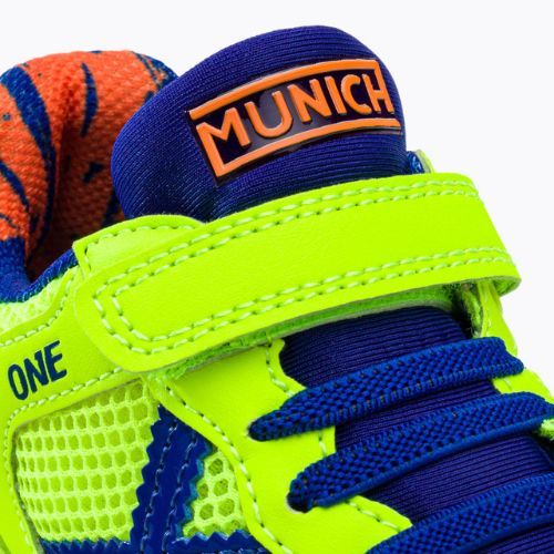 Gyermek futballcipő MUNICH One Kid Vco világoszöld