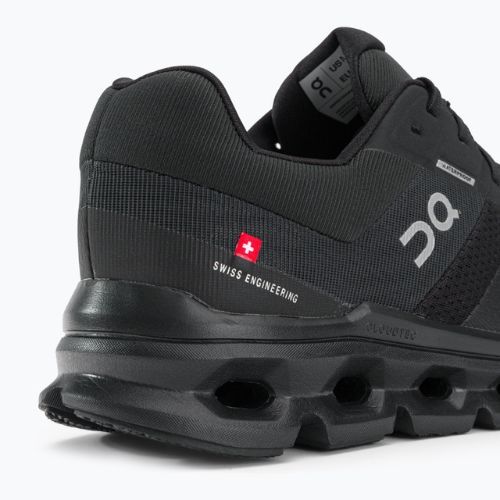 Férfi On Cloudrunner vízálló futócipő fekete 5298639