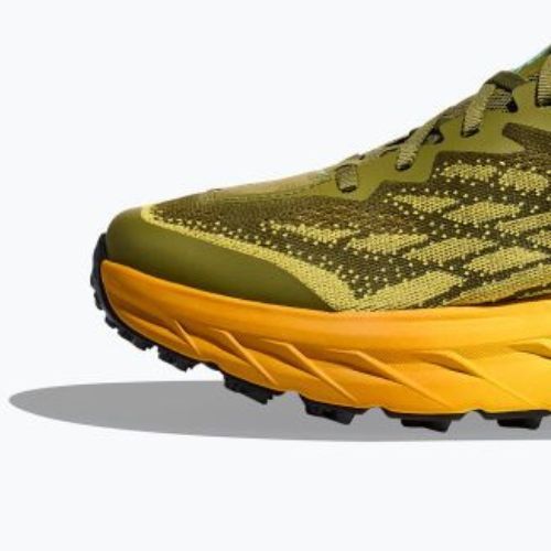 HOKA Speedgoat 5 férfi futócipő zöld-sárga 1123157-APFR