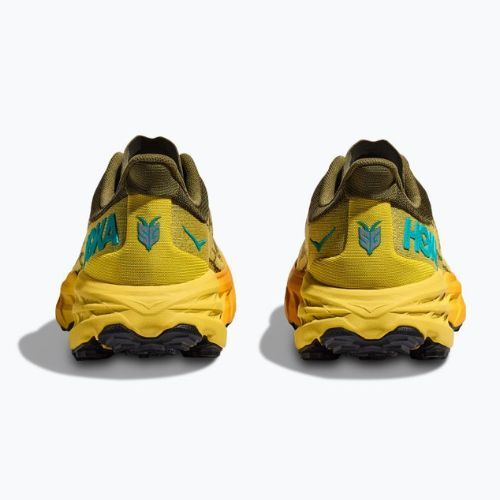 HOKA Speedgoat 5 férfi futócipő zöld-sárga 1123157-APFR