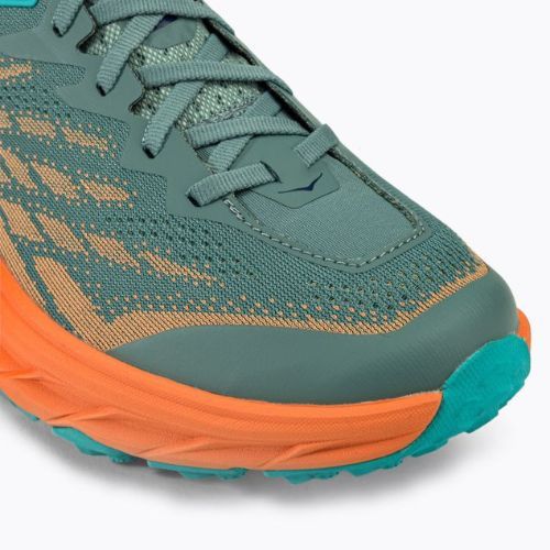 HOKA Speedgoat 5 férfi futócipő zöld-narancs 1123157-TMOR