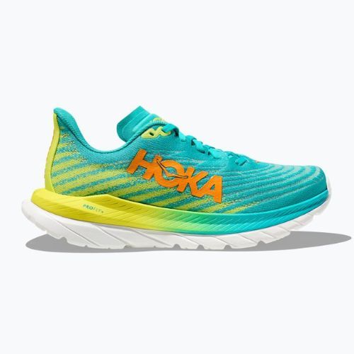 HOKA Mach 5 férfi futócipő kék/sárga 1127893-CEPR