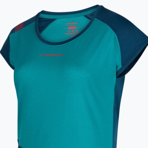 LaSportiva Hold női mászó póló kék-zöld O81638639