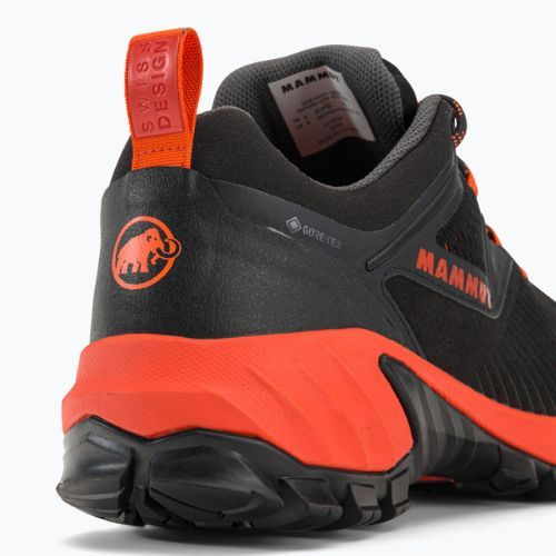 Mammut Sapuen Low GTX férfi túrabakancs fekete-piros színben