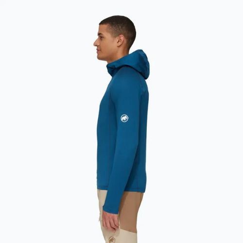 Mammut Selun FL Sun Hoody férfi trekking póló tengerészkék 1016-01420-50550-115