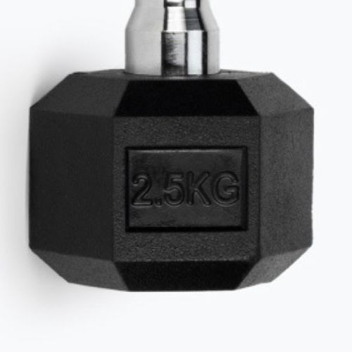 TREXO Hex gumírozott súlyzó 2.5 kg HXD25