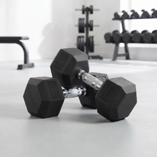 XTREXO Hex gumírozott súlyzó 25 kg HXD250