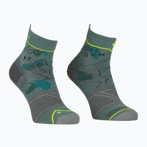 Férfi trekking zokni ORTOVOX Alpine Light Quarter szürke 5489100003