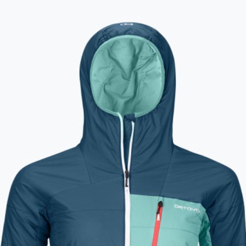 Női ORTOVOX Swisswool Piz Duan hibrid dzseki kék 6122700037