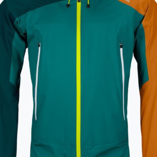 Férfi ORTOVOX Westalpen 3L Light esőkabát zöld 7025200026