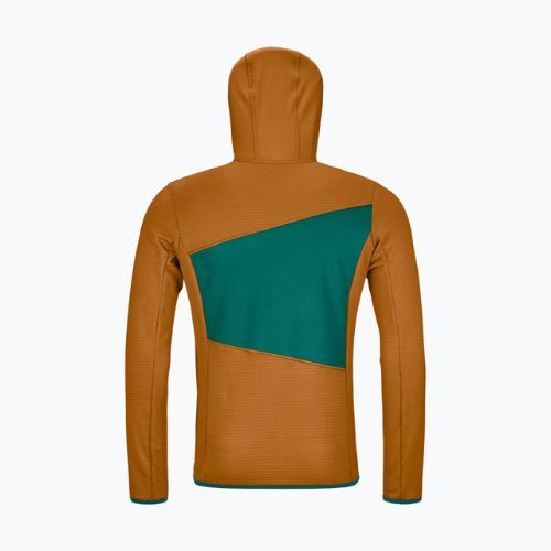 Férfi trekking pulóver Ortovox Fleece Grid Hoody barna 87211