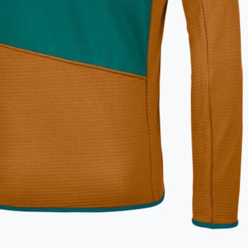 Férfi trekking pulóver Ortovox Fleece Grid barna 87212