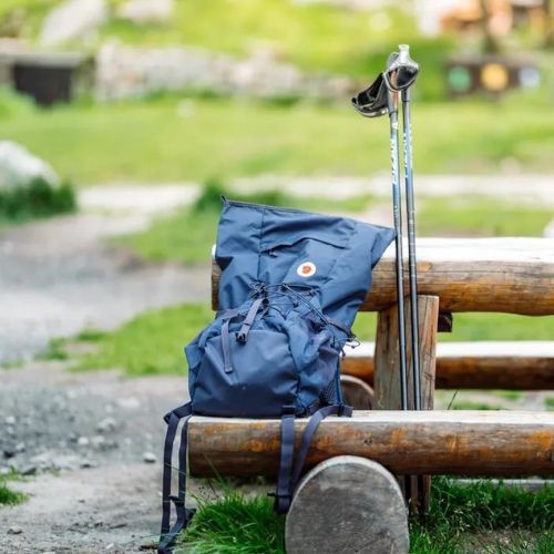 Fjällräven Abisko Hike Foldsack 25 l trekking hátizsák tengerészkék F27222