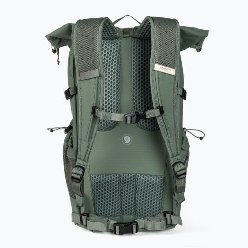 Fjällräven Abisko Hike Foldsack 25 l zöld F27222 trekking hátizsák
