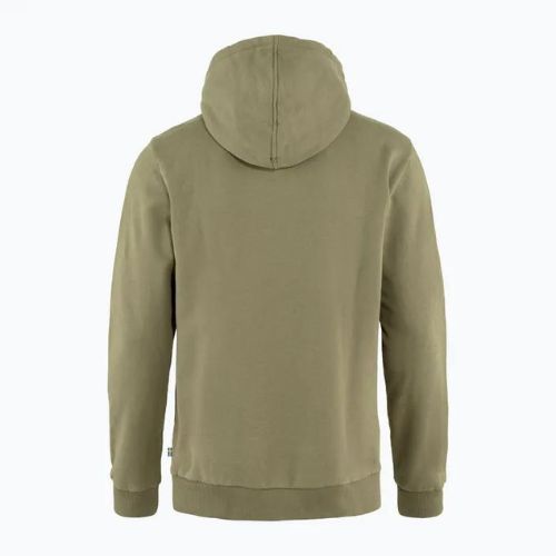 Férfi trekking pulóver Fjällräven Logo Hoodie zöld F84144