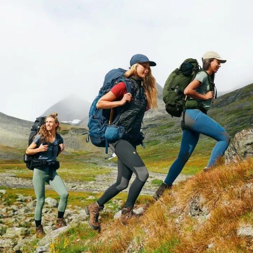 Női trekking leggings Fjällräven Abisko harisnyanadrág tengerészkék F84773