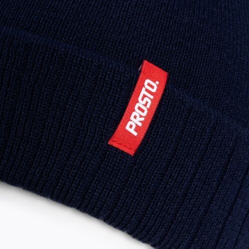 PROSTO Cirru férfi téli sapka tengerészkék KL222MACC2074U