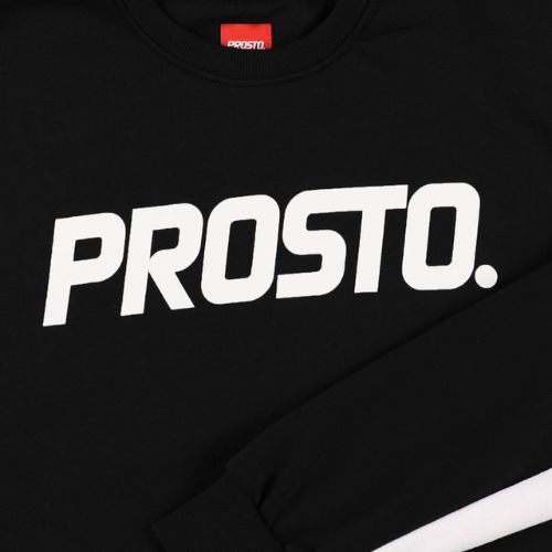 PROSTO Classic XXII férfi pulóver fekete KL222MSWE1031