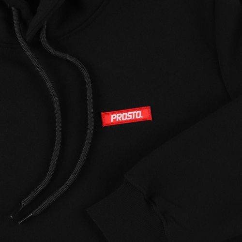 Férfi PROSTO Plelog kapucnis pulóver fekete KL222MSWE2013