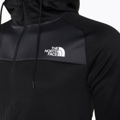 Férfi trekking pulóver The North Face Reaxion Fleece F/Z Hoodie fekete/szürke NF0A7Z9OKT01